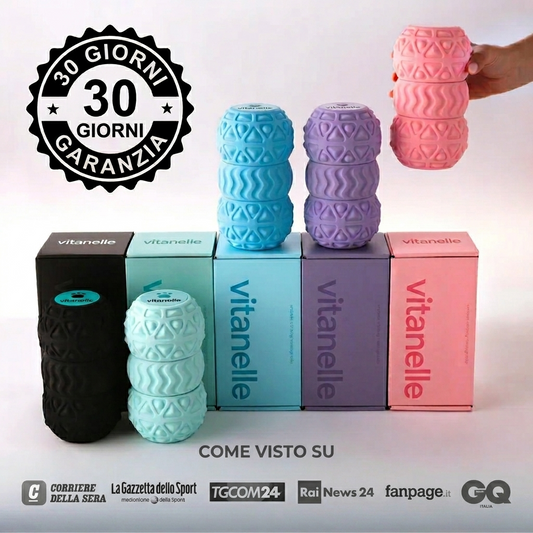 Vitanelle – Rullo Massaggiante Vibrante Portatile